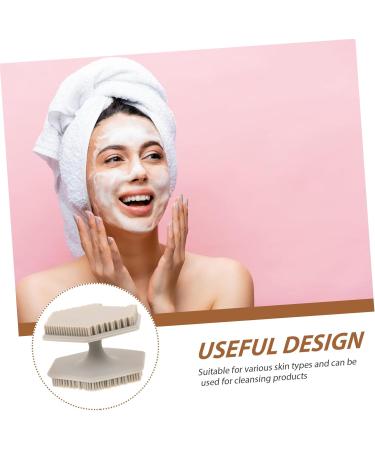 Mikinona Face Brush Silicone Face Cleansing Brush Face Cleansing Brush for Blackhead Facial Brush Cleaning Brush Face Cleansing Brush Exfoliator Double Sided Silica Gel Scrub 6.50X6.50X4.00CM Grey - Buy Online on GoSupps.com