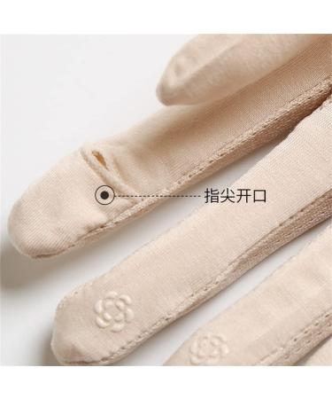 Summer Women's Long Ice Silk Lace Gloves for Driving & Riding - 59*8.5cm - Buy Online on GoSupps.com
