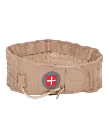 Lumbar vertebral traction belts decompression back belts improves pain relieves pressure professional inflatable lumbar support go with lumbar hyperglycaemia Khaki