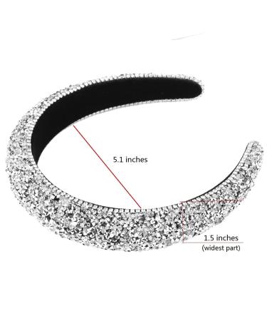 FASOTY Rhinestone Headbands for Women - Handmade Crystal Diamond Bling Hair Hoop - Sparkle Hair Accessories for Girls - Buy Online on GoSupps.com