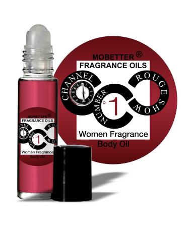 Channel Number 1 Rouge Show Perfume Body Oil for Women by Mobetter Fragrance Oils