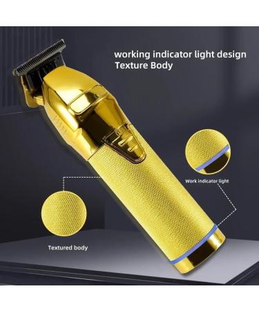 Professional Rechargeable Hair Clippers for Men - Electric Trimmer with Display Light & Beard Razor | Black - Buy Online on GoSupps.com
