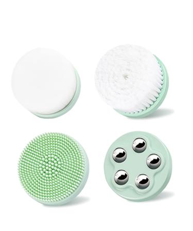 Easterville Replacement Cleansing Facial Brush Head-4pc (E-brush head)