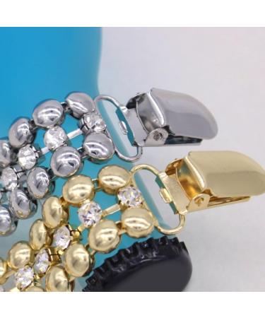 Bodhi200 Sweater Collar Clips | Silver Brooch & Scarf Clips for Women | Cardigan Accessories - Buy Online on GoSupps.com