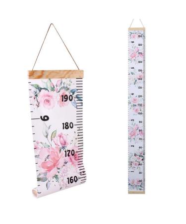 Baby Growth Chart Ruler Kids Growth Chart Wall Ruler for Measure Childrens Height Changes 200cm x 21cm