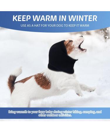 Comfort Soothing Ear Protection for Dogs & Cats | Noise Protection Earmematoma Relief Winter Hat | Black Iron | Shop Internationally - Buy Online on GoSupps.com