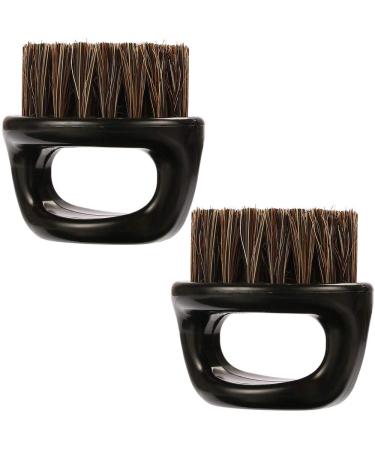 Borogo 2-Pack Knuckle Brush for Barbers - Essential Tool for Professional Barbering & Grooming Services - Beard & Face Duster Brush - Ideal for Hairdressing Salon and Household Use - Buy Online on GoSupps.com