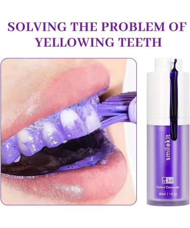 Buy MineUp 3PC Violet Toothpaste - Ultimate Purple Toothpaste for Whiter Teeth Removes Coffee & Smoke Stains - Buy Online on GoSupps.com