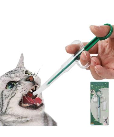 QIYADIN Cat Pill Shooter Pet Piller Gun Dog Pill Shooter Cat Tablet Soft Tip Syringe Pet Medical Feeding Dispenser Tool for Small Animal