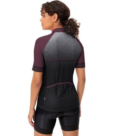 VAUDE Women's Posta Hz Tricot II T-Shirt 40 Cassis - Stylish Eco-Friendly Performance Top for International Shipping - Buy Online on GoSupps.com