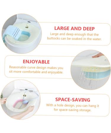 Mobestech Sitz Bath 2 Set Bidet Bowl for Pregnant Women | Virgin Silica Gel Laundry Tub International Shipping Available - Buy Online on GoSupps.com