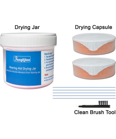 Banglijian Hearing Aid Dehumidifier Drying Set with Jar, Capsule, and Cleaning Kits - Buy Online on GoSupps.com