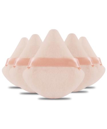 Powder Puff Daubigny 6 PCS Powder Puff Makeup Puff Face Soft Triangle Powder Puffs for Loose Powder Mineral Powder Body Powder Velour Cosmetic Foundation Sponges Blender Beauty Makeup Tools(Nude) Nude Powder Puff - Buy Online on GoSupps.com