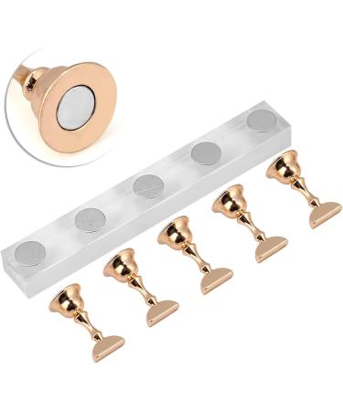 Magnetic Nail Tips False Nail Art Display Stand Holder Set for Painting Nails for Nail Art Salon DIY and Practice Manicure - Buy Online on GoSupps.com