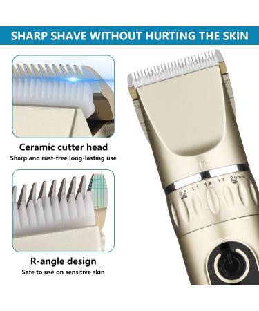 Pro Hair Clipper Professional Cordless Electric Hair Clippers for Men(Gray) - Buy Online on GoSupps.com