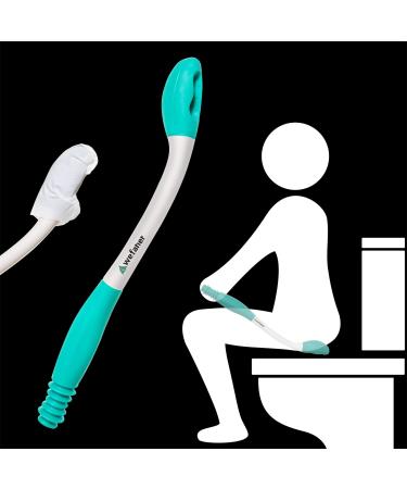 Toilet Aids for Wiping Wipe Assist Tool Bathroom Wipe Assistance Bottom Buddy Long Reach Comfort Wiper - Buy Online on GoSupps.com