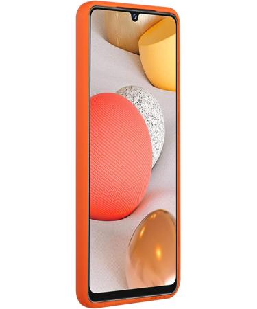 Tivenfezk Nadoli Orange Silicone Case for Samsung Galaxy A73 5G - Ultra Thin Shockproof Scratch-Resistant Wallet TPU Cover with Credit Card Holder - Buy Online on GoSupps.com