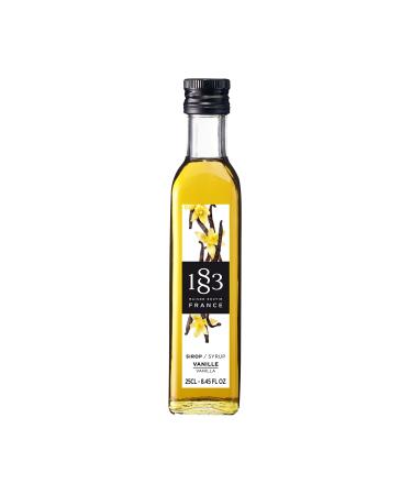 1883 Maison Routin Premium Vanilla Syrup for Coffee Hot Chocolate & Cocktails Glass 250ml Vanilla 250 ml (Pack of 1) - Buy Online on GoSupps.com