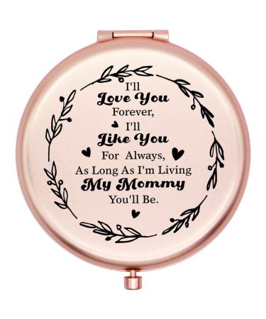 onederful Mom Gifts Travel Compact Pocket Mirror for Mom from Son Birthday Mother s Day Ideas for Mom-Mommy You ll be