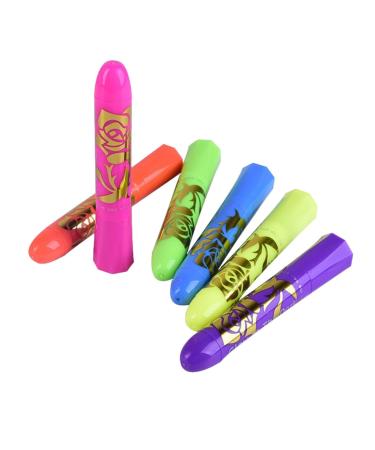 Glow in the Dark Face Paint | Safe Washable Pencil for Party Makeup Halloween Birthday Club Outdoor and Adults Masquerade Ball