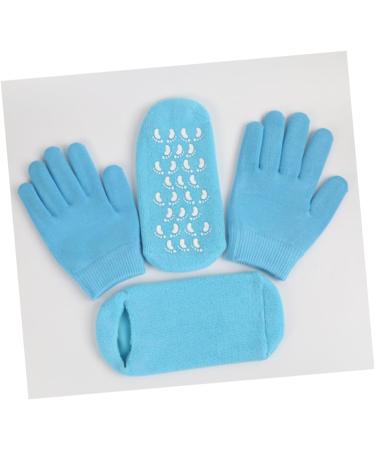 Ladies Gloves Spa Gel Gloves Lotion Gloves Skin Care Plant Essential Oils Moisturising Socks Cotton Gauze Plant Essential Oils Spa Socks Moisturizing Gloves Spa Gel Socks Cosmetic - Buy Online on GoSupps.com