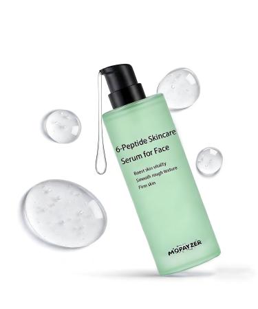 6X Peptide Skin Booster Toner Set Peptide Boosting Facial Essence for Women 2 Pcs Repairing Serum with Niacinamide & Hyaluronic Acid Reduces Fine Lines & Wrinkles Soothes Skin Korean Skin Care Unscented 2 Pcs(6 Peptide