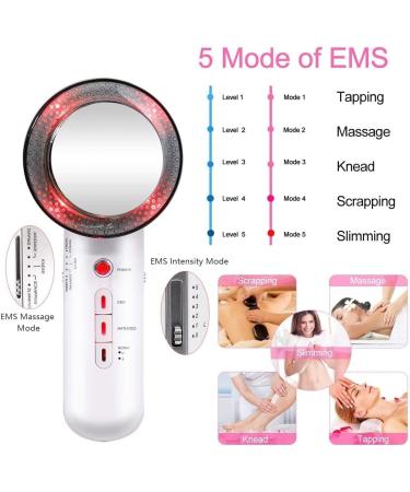 Afatnao 3-in-1 Body Massager Machine for Home Use - Handheld Beauty Skin Care Tool - Buy Online on GoSupps.com