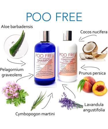 99% Natural SHAMPOO - Curly Hair - ALOE VERA PEACH OIL GERANIUM & LAVENDER - 250 ml POO FREE. Sulfate Free Paraben Free. Concentrated. pH Balanced Gentle Suitable for Sensitive Skin - Buy Online on GoSupps.com