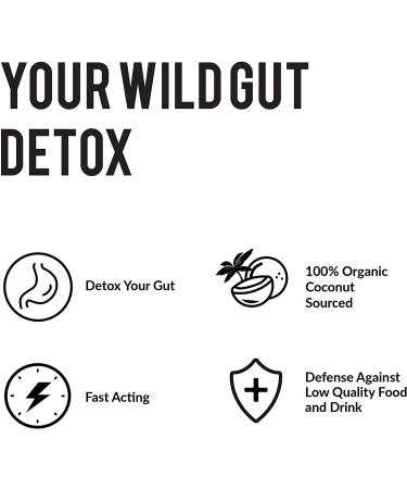 Organic Coconut Shell Activated Charcoal Capsules for Digestion & Gas Relief - Hangover & Bloat Aid - 120 Non-GMO Capsules - Lab Tested USA Made - Buy Online on GoSupps.com