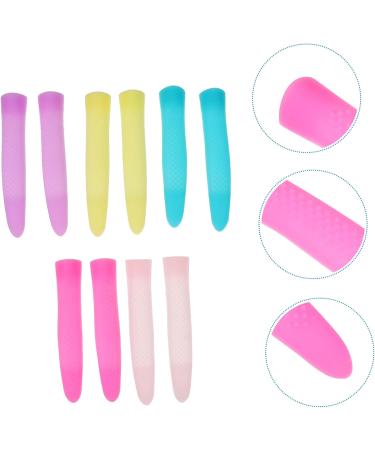 POPETPOP 5 Pairs Cuticle Nipper Handle Sleeve Trimmer Handle Cover Cuticle Handle Cover Embroidery Silicone Handle Nail Art Tool Nail Tools Nail Clippers Manicure Silica Gel - Buy Online on GoSupps.com
