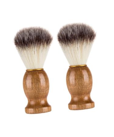 Frcolor make-up brush 2 piece of shaving brush shaving brush hairdresser-staubwedel salon rasier brushes Bearded havener neck staubwedel hairdressing hairdresser men