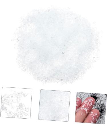SOESFOUFU 1 Glass Chip Wood Burning Nail Crushed Glass Mirror Vase Ornament Metallic Chips for Nail Arts Nail Art Jewels Colored Glass Charms Filling Bottle Filler Irregular 0.5X0.3cm transparent - Buy Online on GoSupps.com