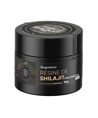 WeightWorld Himalayan Shilajit Resin Vegan 50g with 87% Fulvic Acid Non-GMO Gluten Free 800mg Per Serving Alternative to Organic Himalayan Shilajit and Capsules Spoon Included