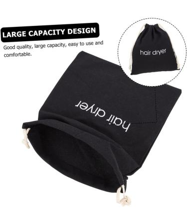 FRCOLOR 4 Pcs Hair Dryer Storage Bag Set - Travel Toiletry & Makeup Bags Canvas Drawstring Holders for Hair Dryers - Perfect Room Supplies - Buy Online on GoSupps.com