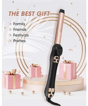 MYMULIKE Automatic Hair Curler Rotating Curling Iron 1 Inch With 6 Adjustable Temp and LCD screen 30s Instant Heat Up 430 F 1H Auto-Off Curling Iron for Long/Middle/Short All Hair - Buy Online on GoSupps.com