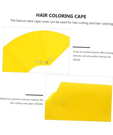 Angoily Hair Dye Cloth Haircut Apron Hair Dye Smock Hair Salon Stylist Haircut Collar Hair Cutting Collar Cape Hair Cutting Cape Salon Hair Dye Collar Scarf Neck Guard Silica Gel - Buy Online on GoSupps.com