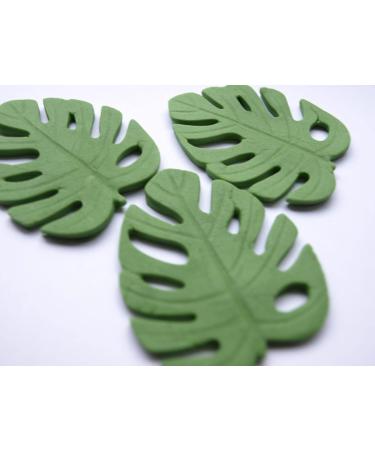 Dinosaurs & Monstera Leaves Edible Fondant Cake Cupcake Toppers T-Rex Birthday Party - Buy Online on GoSupps.com