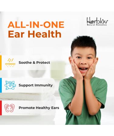 Natural Ear Drops for Kids Organic Ear Oil Drops for Comfortable Ears Relief from Ear Aches Itchy Ears and More Safe for Children Made in the USA - Buy Online on GoSupps.com