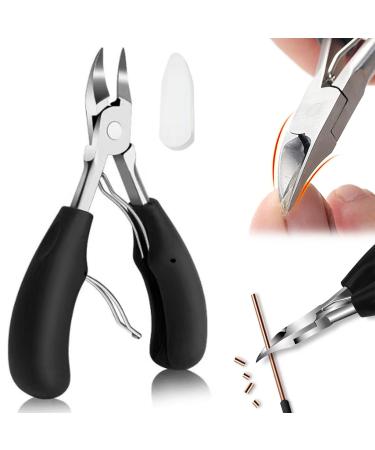 Precision footnail knipper metal nail tongs nail scissors for deeply ingrown toenails stainless steel pedicure nail snap for toenails Profi toenbog scissors gifts