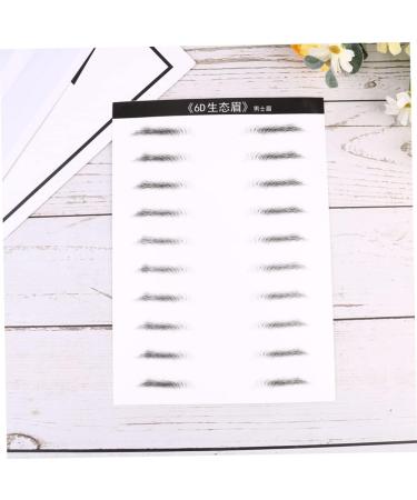 Ipetboom 6 Sheets Pairs Eyebrow Transfer Eyebrow Makeup Tools Simulation Eyebrow Sticker Disposable 6d - Buy Online on GoSupps.com