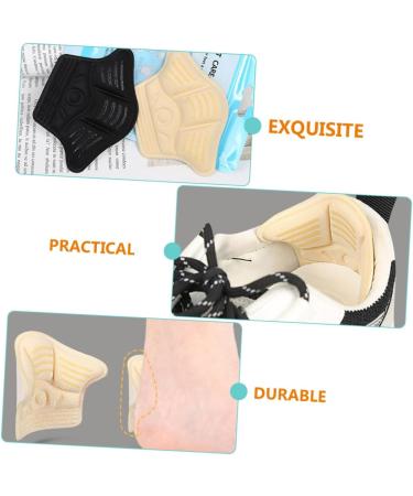 NOLITOY Anti Drop Heel Half Size Pads - Cushion Inserts for Women Sneaker Heel Cushions Insoles and Stickers - Assorted Colors - 10.3X7.4CM - Buy Online on GoSupps.com