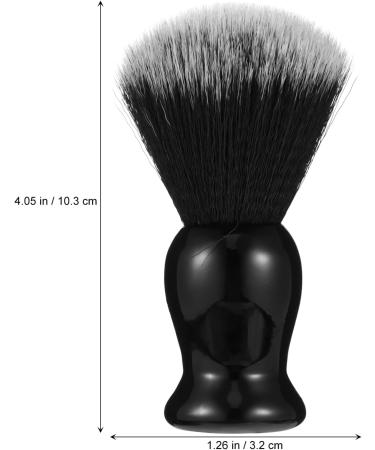 Fomiyes 3pcs Round Beard Brush Set Foam & Wooden Handle Shaving Brushes for Men's Grooming | 10.3x3.2cm | Fast International Shipping - Buy Online on GoSupps.com