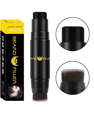 Beard Pencil Filler for Men | Beard Enhancer Double End Stick Easily Fill and Define Your Beard with Beard Pen Filler for Men Sweat Proof for All Hair Types Dobooo Black - Buy Online on GoSupps.com