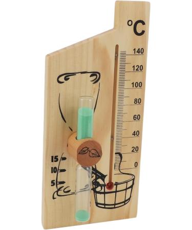 Stylish Hourglass Sauna Thermometer | Premium Design for Sauna Rooms - Shop Now! - Buy Online on GoSupps.com