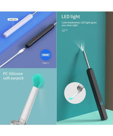 SFNTION WiFi Ear Endoscope Otoscope Ear Wax Remover - IP67 Waterproof Ear Cleaner with 4 Earpick Head - Buy Online on GoSupps.com