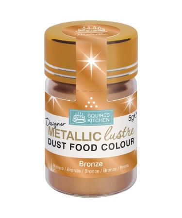 Squires Kitchen Designer Metallic Lustre Dust Bronze 5 Gram