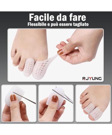 Toe Protection Caps - 10 Medium & 5 Large Gel Covers for Corns & Bubbles | Unisex Foot Care - Buy Online on GoSupps.com