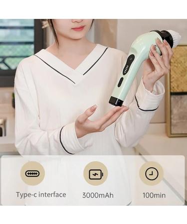 Cordless Shower Scrubbers - 3000mah Powerful Electric Scrubber | Power LCD Display Electric Cleaning Brush with 3 Replacement Head | Extendable Arm Electric Bathroom Scrubber for Bathroom Tub Multifunctional Cleaning Brush (With 3 Green Heads) - Buy Online on GoSupps.com