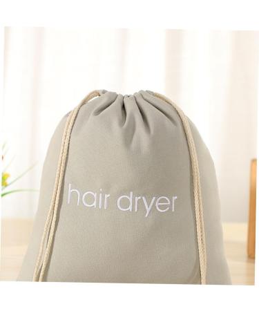 Baluue 8 Pcs Hair Dryer Storage Bag Travel Makeup Bags Hair Dryer Receive Bag Hairdryer Light Grey Fabric - Buy Online on GoSupps.com