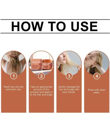 Deep hair care 150 g moisturizing scalp care recovery hair mask for women and men overnight daily routine morning frizz control travel weekend - Buy Online on GoSupps.com